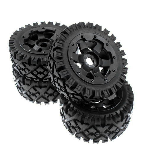 Alle Terrain Vorderseite und Rückseite Reifen 4pc für 1/5 HPI BAJA RV KM 5B - Bild 2 von 5