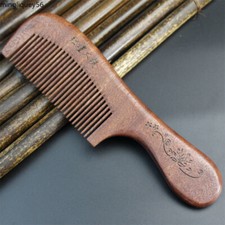 Natural Red Sandalwood Home Comb Birthday Crafts Mother's Day Girlfriend Gift