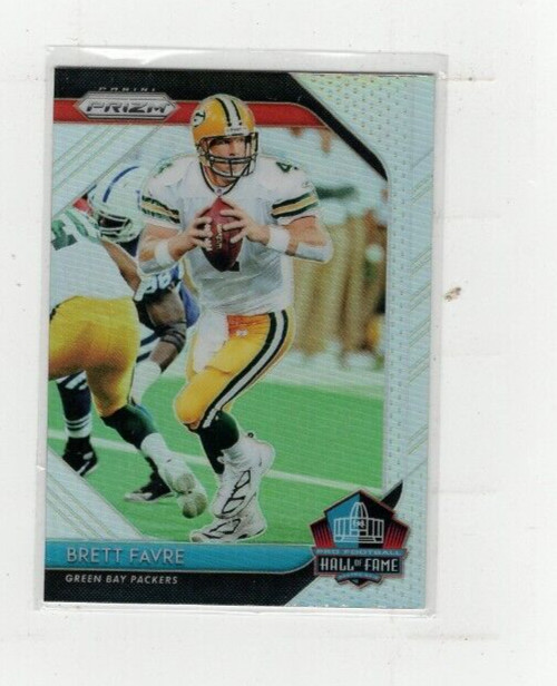 2018 Brett Favre Prizm Hall Of Fame Silver Prizm #HOF-25 Free Shipping (E300)