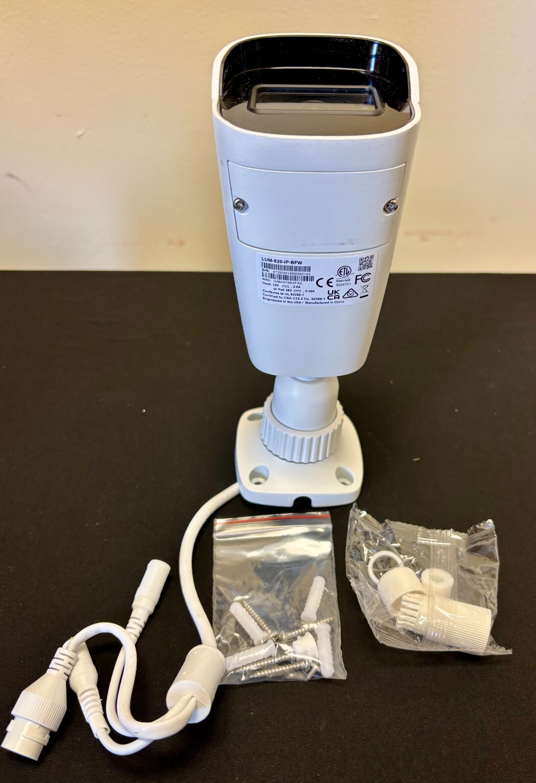 LUMA LUM-820-IP-BFW High-Performance Security Camera for Enhanced Surveillance