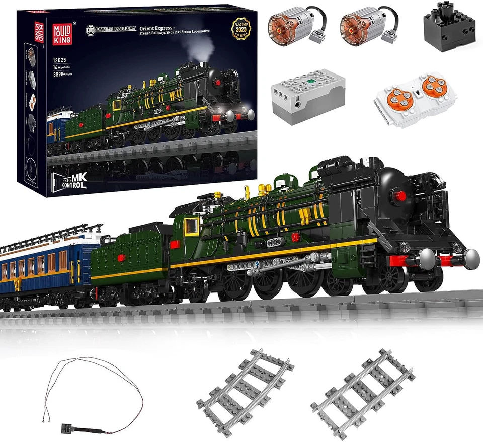 MOULDKING 12025S | RC Dampflok ORIENT EXPRESS 4261 Klemmbausteine Bauset NEU OVP