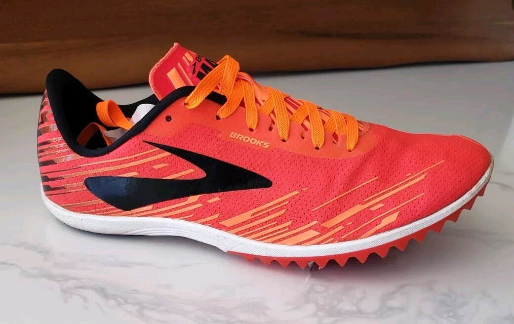 Racing Spikes Brooks Mach 18 Womens Orange Cross Country Spikes
