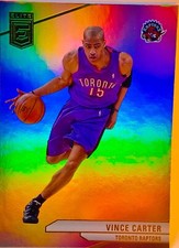 Vince Carter 2023-24 Donruss Elite Basketball Holo Base Card #85 Toronto Raptors