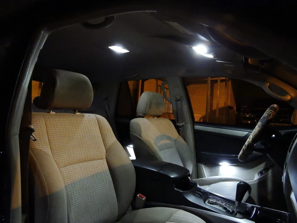 Kit de luces LED interiores exteriores deportivas Toyota 4Runner 2003-2009 domo de etiqueta inversa Foto 2 de 4