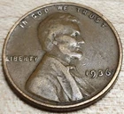 1936 Wheat Cent - Fine