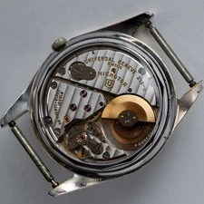 Universal Genève Polerouter Sapphire Exhibition Caseback