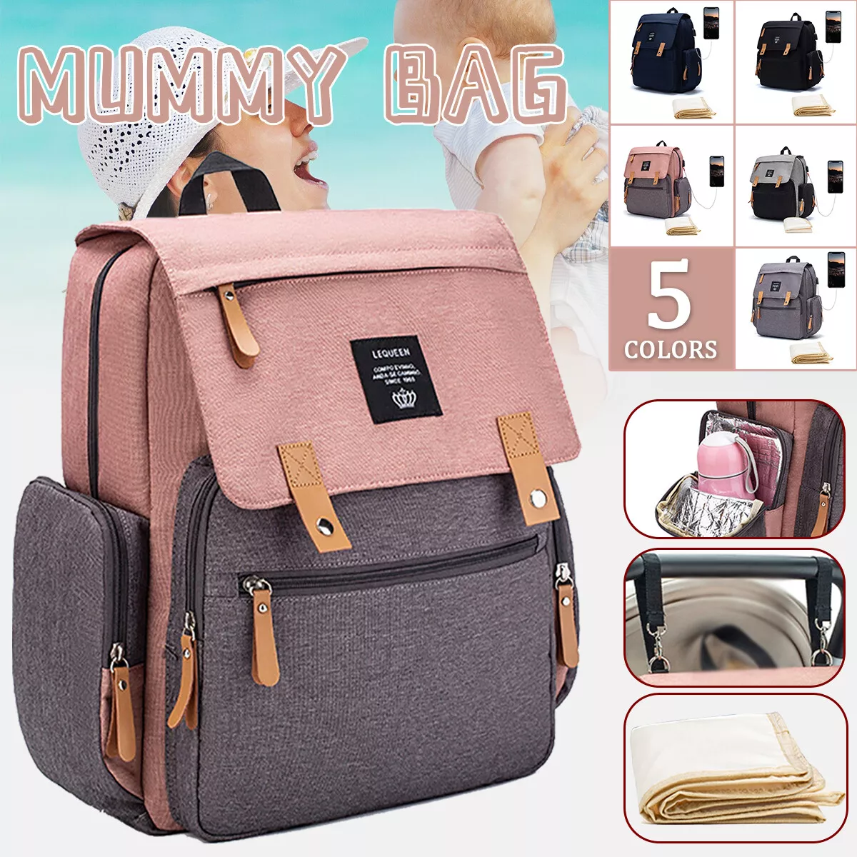 Diaper backpack cheap uk