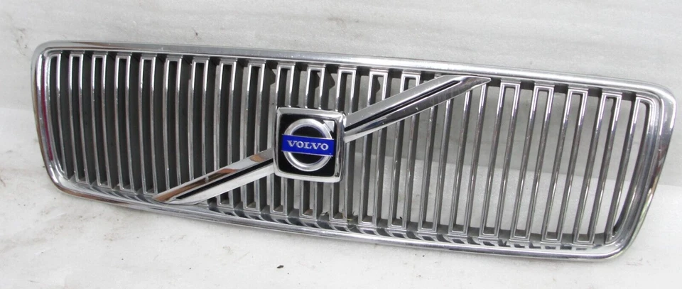 Volvo S80 OE cromo parrilla delantera capó montaje aleta estilo 99-03 buenas pestañas 9178087 Foto 2 de 3