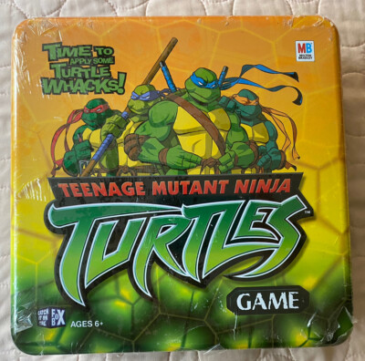 MTB Boardgame Teenage Mutant Ninja Turtles Game (Collector's Tin Ed) VG+ NEW