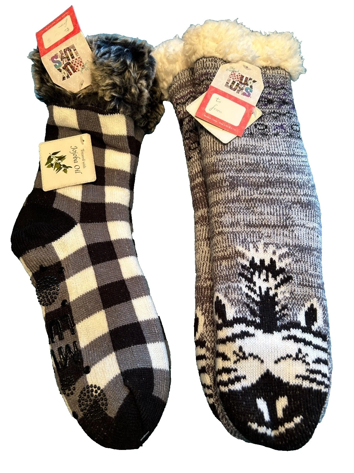 Checked Women's Slippers 8.5 US Shoe