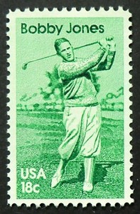 1933 MNH 1981 18c Bobby Jones golfer Augusta golf course designer Atlanta club