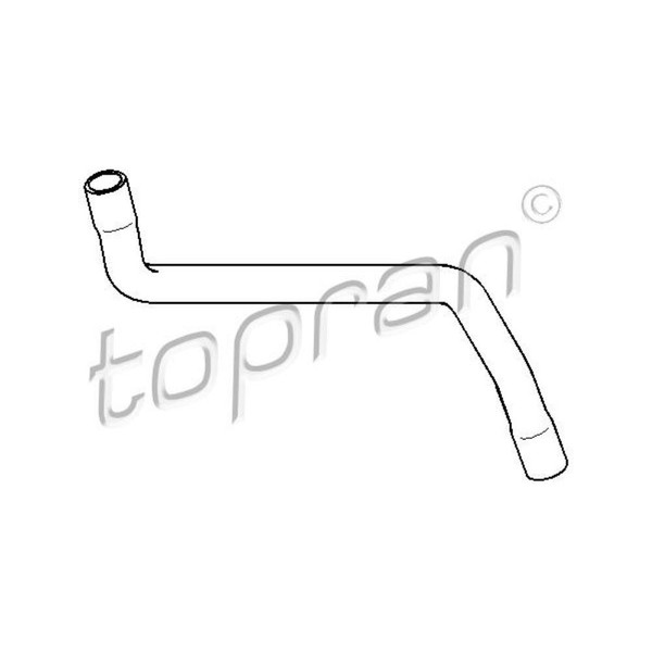 Topran KüHlerschlauch KüHlleitung Oben FüR VW Golf III Variant 102 999-image