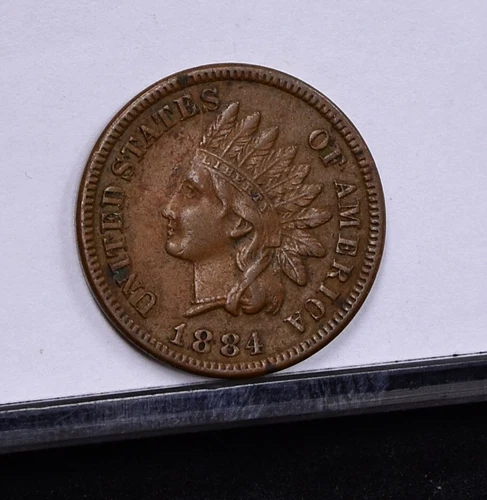 1884 Indian Cent - XF (#57434-L)