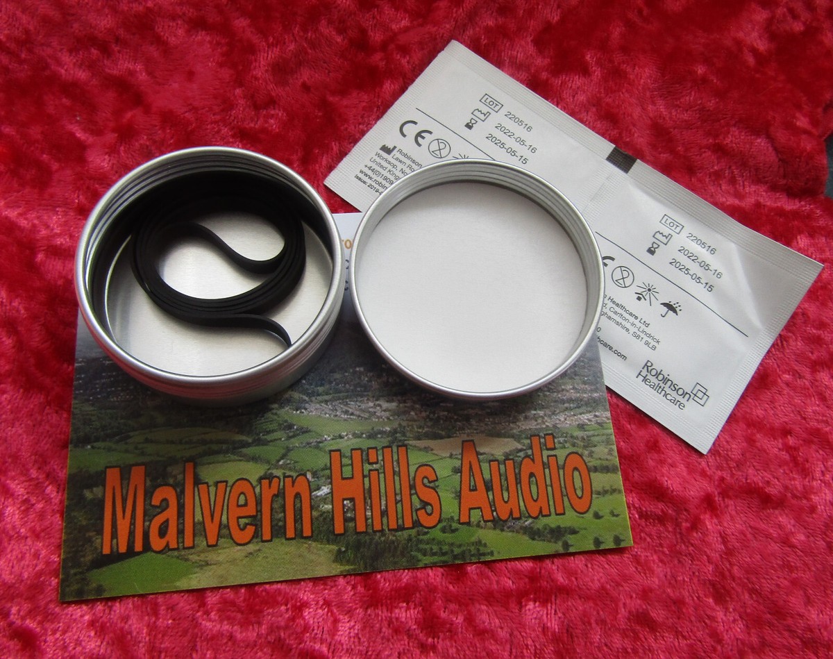 Flat Drive Belt for The Roksan Xerxes or Radius Turntable + 2 x