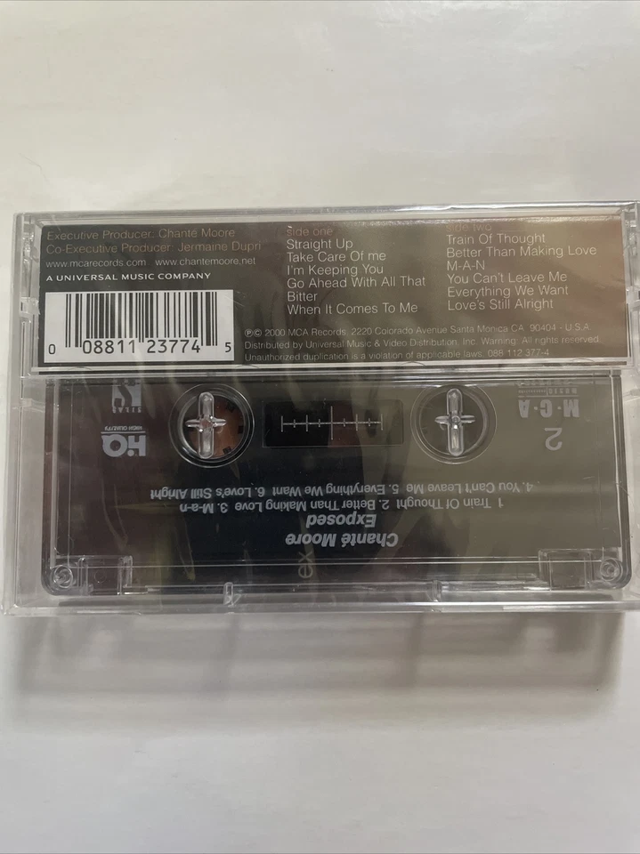 Chante Moore - Exposed - Cassette - Sealed *Cracked Case - Image 3 of 4