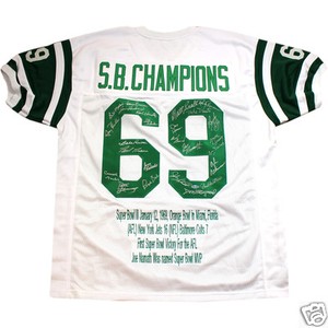 joe namath signed jersey