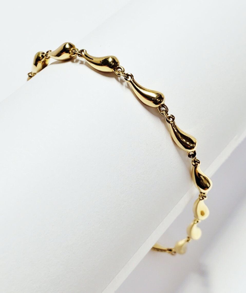Tiffany ELSA PERETTI ティアドロップ ブレスレット【ランク:A】 TIFFANY&Co.】ティファニー ティアドロップ 5P エルサ