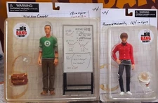 Big Bang THEORY SHELDON and Howard Wolowitz 2 ACTION FIGURE SD TOYS MOC Lot 