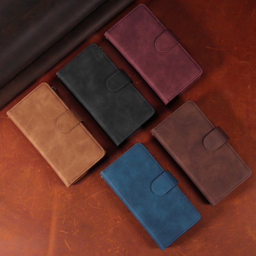 Leather Zip Wallet Case For Google Pixel 9 8a 6a 7 Pro Magnetic Flip Stand Cover - Picture 12 of 17