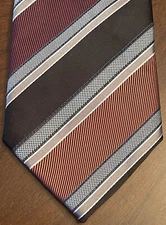 Bergamo New York, Hand Made, Polyester, Men’s Neck Tie, Made In China