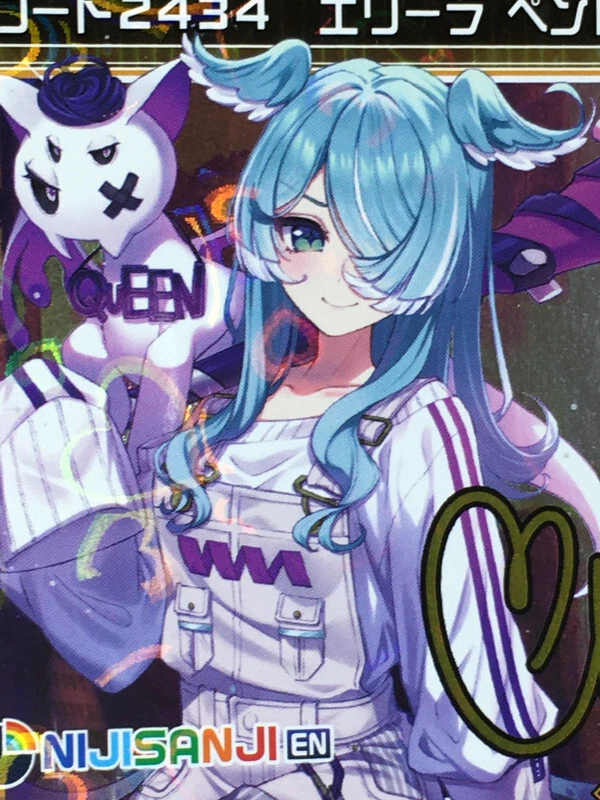 Elira Pendora, Code 2434 Wixoss SIGNED Holo Vtuber Nijisanji EN Card Japanese - Image 3 of 4