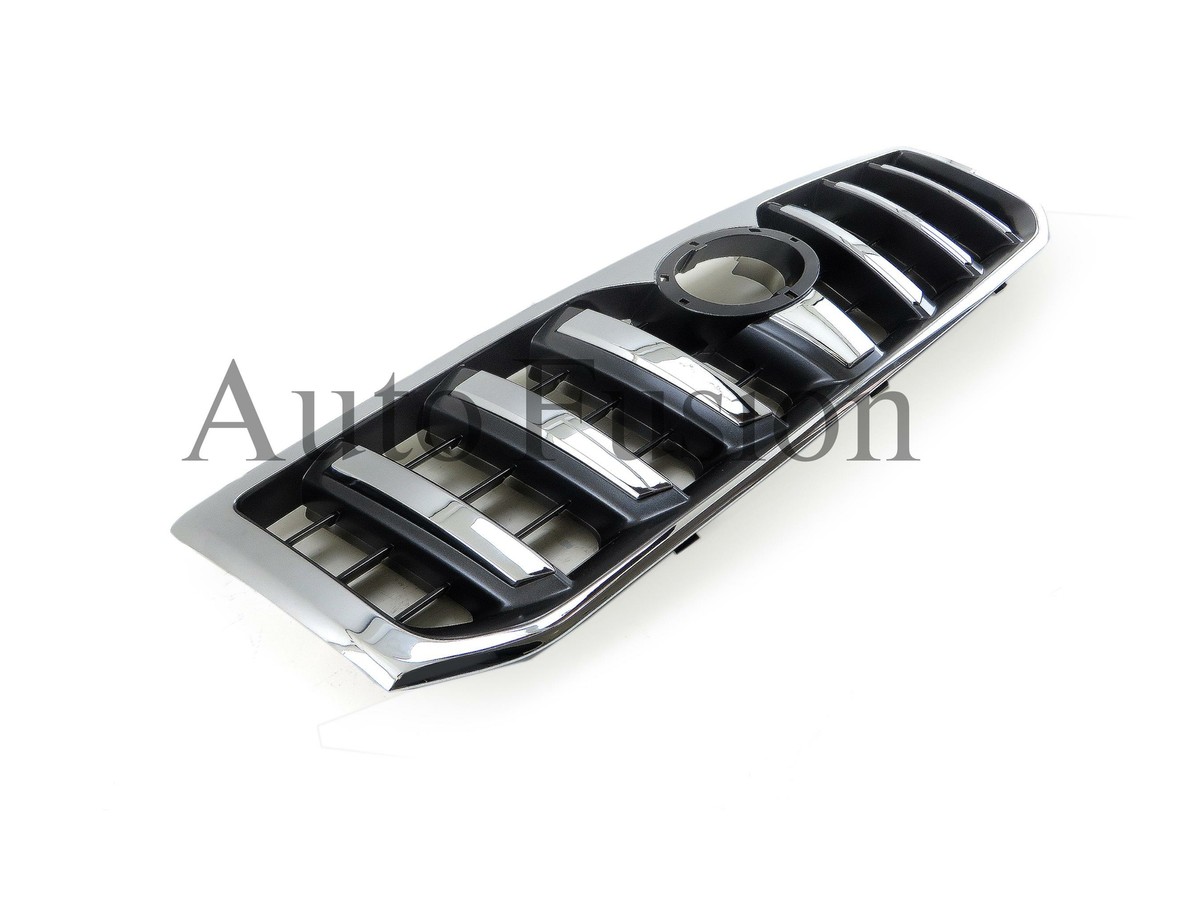 Front Grill In ABS Chrome/Black For Toyota Prado J120 (2003