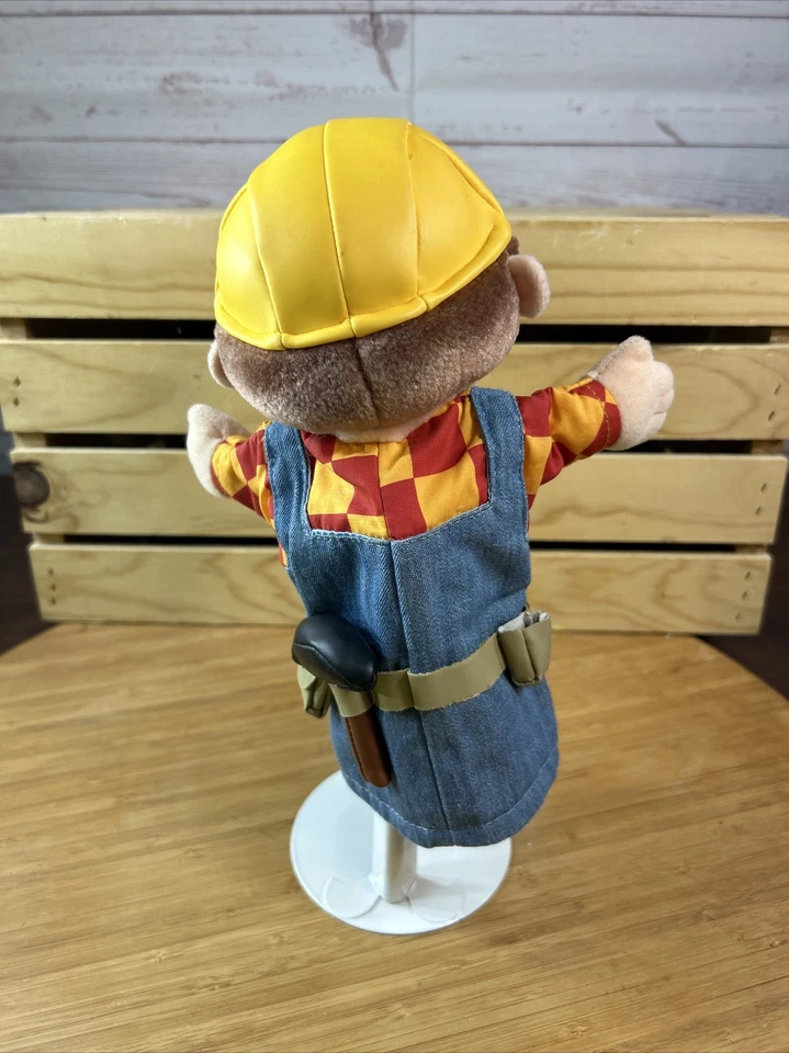 Applause Bob The Builder Peluche Marioneta de Mano 10 Pulgadas Keith Chapman 2001 Juguete para Niños Foto 3 de 4