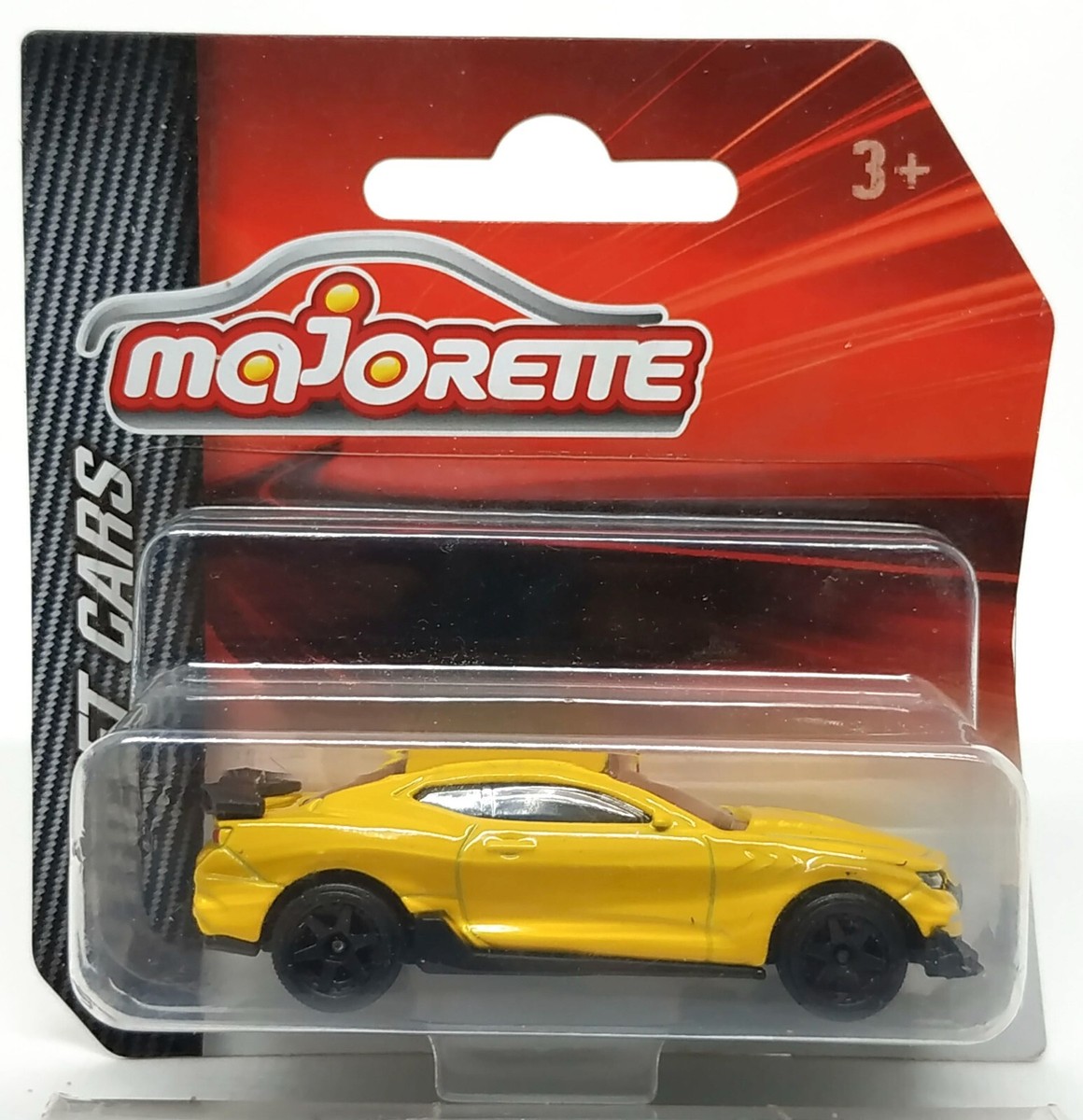 Majorette Chevrolet Camaro SS Yellow 1:64 (3 inches) Short Package