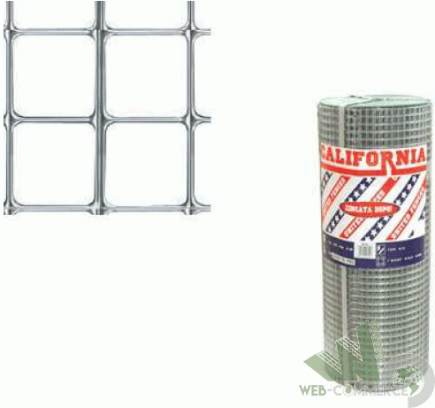 ROTOLO 10 MT RETE CALIFORNIA ELETTROSALDATA RECINTO RECINZIONE 19X19 1,50 H.80CM - Foto 1 di 1