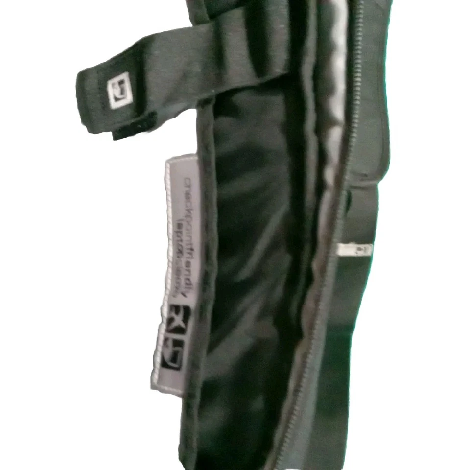 OGIO Messenger Laptop Shoulder Travel Bag Black Nylon Zippered Check Point - Image 4 of 4