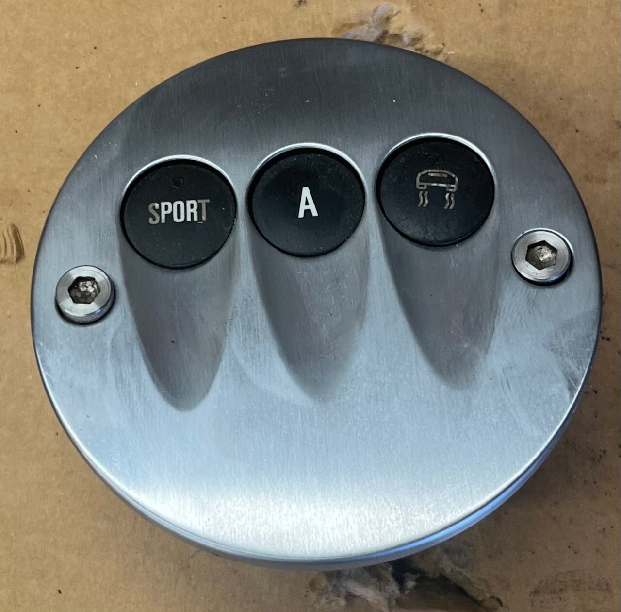 Lamborghini selector plate 400713110D and E-gear button module 400927128