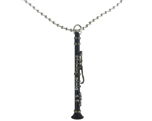 Miniblings Clarinet Music Necklace 80cm Orchestra Music Clarinetist + Box