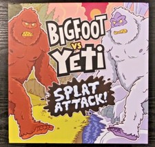 BIGFOOT VS YETI - SPLAT ATTACK! Board Game *Box Damage
