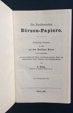 Die Norddeutschen B&ouml;rsen-Papiere 1868 - 1869