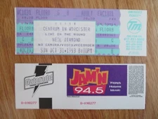 UNUSED NEIL DIAMOND October 31, 1993 CENTRUM IN WORCESTER Ticket