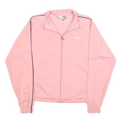 Puma Damen Pink Jacke S Polyestermischung Uni Reißverschluss Track Sportswear