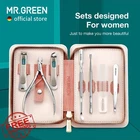 MR.GREEN 7in1 Manicure Set Stainless Steel Pedicure Travel Kit