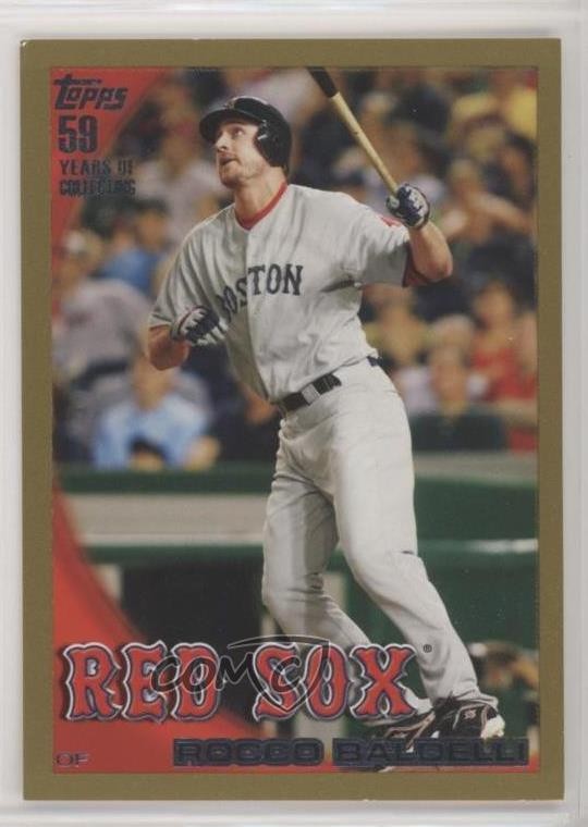 2010 Topps Gold 1111/2010 Rocco Baldelli #241 hg6