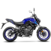 Leovince Auspuffschalldampfer LV-10 Black Edition FUR Yamaha MT-07 21-24 Inox