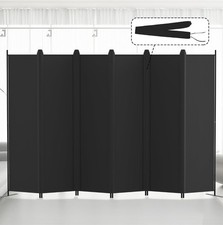 Kokorona 6 Panel Room Divider, 6FT Tall Folding Privacy Screen Wall Dividers