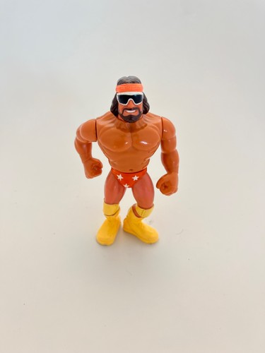WWF Hasbro Macho Man Randy Savage 1990 Vintage WWE...