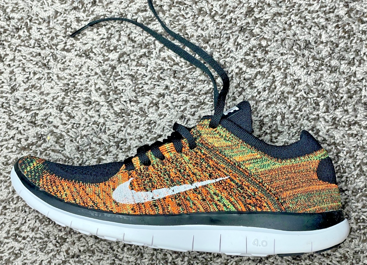 Nike Free 4.0 Flyknit Mens Sz 8us Wmns Sz 9.5us New 631053 