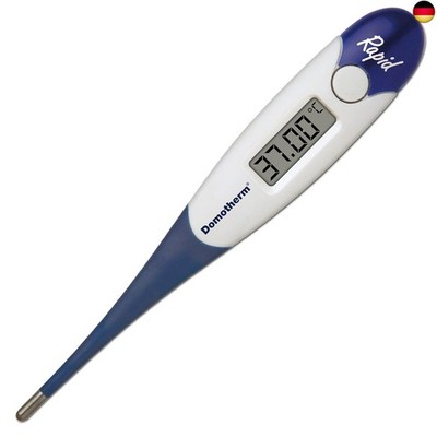 Rapid Digital Fever Thermometer with 2 Decimal Places, Measurement Memory, Flexi
