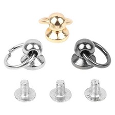 High Quality Brass Screwback Studs for DIY Crafts and Ornaments Pack of 10