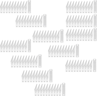 120 StüCk Bastelmesser Klingen #11 Skalpell Ersatzklingen Edelstahl Hobbymesser