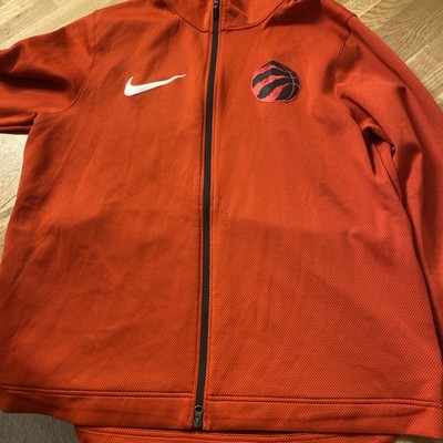 Nike Men's NBA Toronto Raptors Therma Flex Red Showtime Hoodie Size XXL