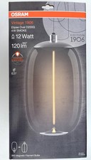 OSRAM VINTAGE 1906 BIG ELIPSE OVAL D200G E27 4W SMOKE GLASS 120lm 1800K