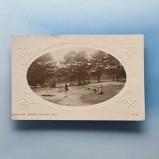 Wimbledon Postkarte London Vororte 1905 Echtfoto Edwardian Girls Caesars Well
