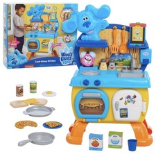 Nickelodeon Blue  s Clues  You Cook-Along Play Kitchen  14 Pieces Sounds Work 