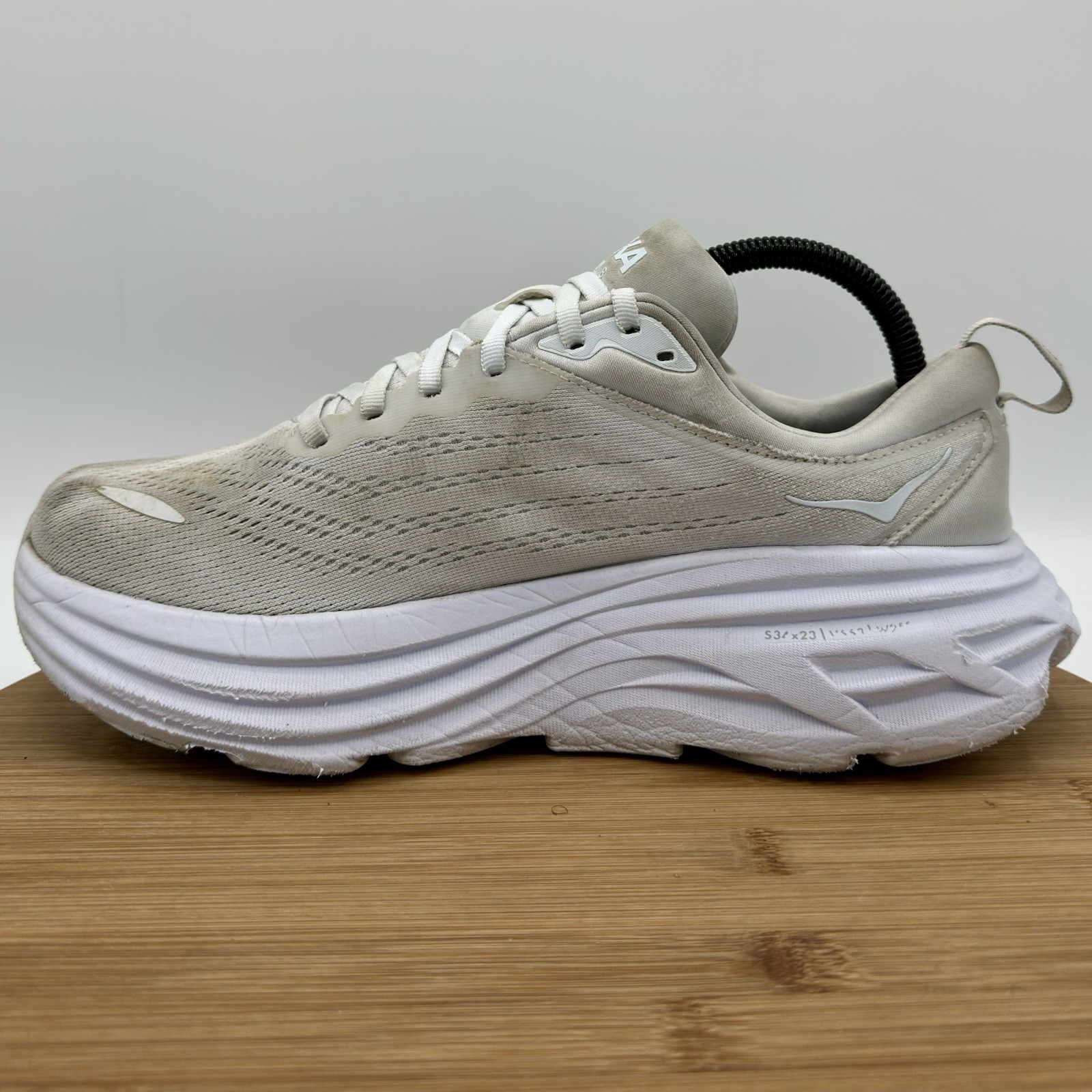 Hoka One One Bondi 8 Women's Size 9 D Wide Shoes Running Sneakers 1127954 WWH thumbnail 8